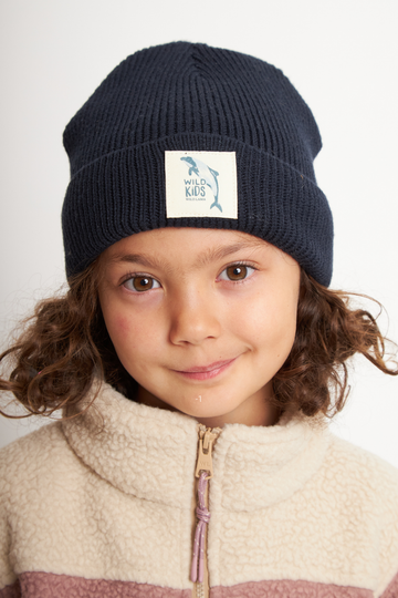 Gorro Neve Con Causa Reciclado Navy Kids - 0