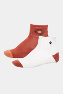 Calcetines Pack Halo Orgánicos Terracota y Crudo Mujer-1
