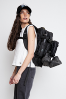 Mochila Travel Baku M Reciclada Negra 26L.-9