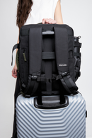 Mochila Travel Baku M Reciclada Negra 26L.-13