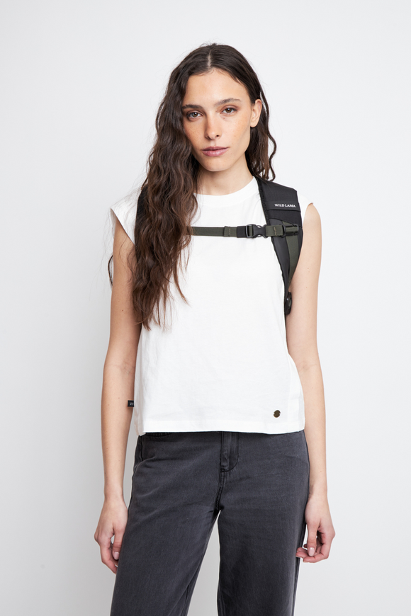 Mochila Travel Baku S Reciclada Negra 21L.