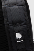 Mochila Nera Reciclada Negra con Verde-12