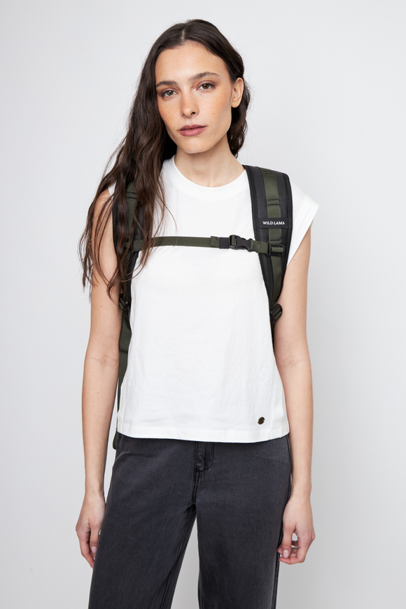 Mochila Travel Oca Reciclada Negra 24L.