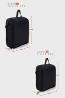 Bolsa Expandible Travel Ziro Reciclada Negra-2