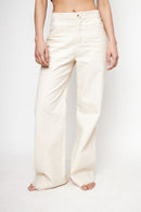Pantalón Esme Orgánico Beige Mujer-1