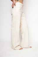 Pantalón Esme Orgánico Beige Mujer-4