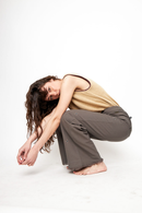 Pantalón Esme Orgánico Café Mujer-1