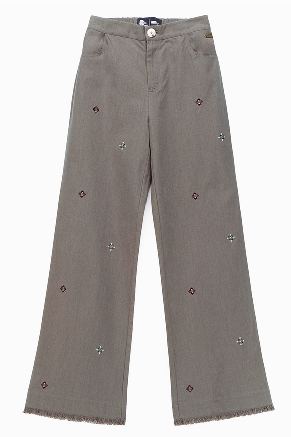 Pantalón Esme Orgánico Café Mujer