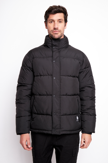 Parka Essential Reciclada Negra Hombre - 0