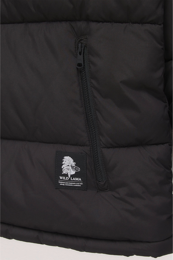 Parka Essential Reciclada Negra Hombre