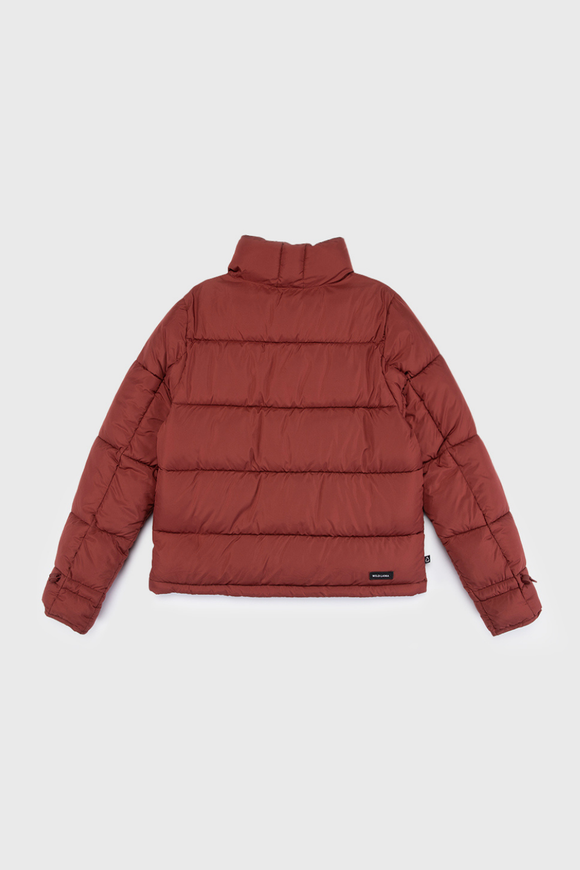 Parka Essential Reciclada Terracota Mujer