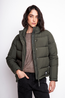 Parka Essential Reciclada Verde Mujer-4