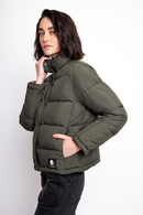 Parka Essential Reciclada Verde Mujer-5
