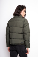 Parka Essential Reciclada Verde Mujer-6