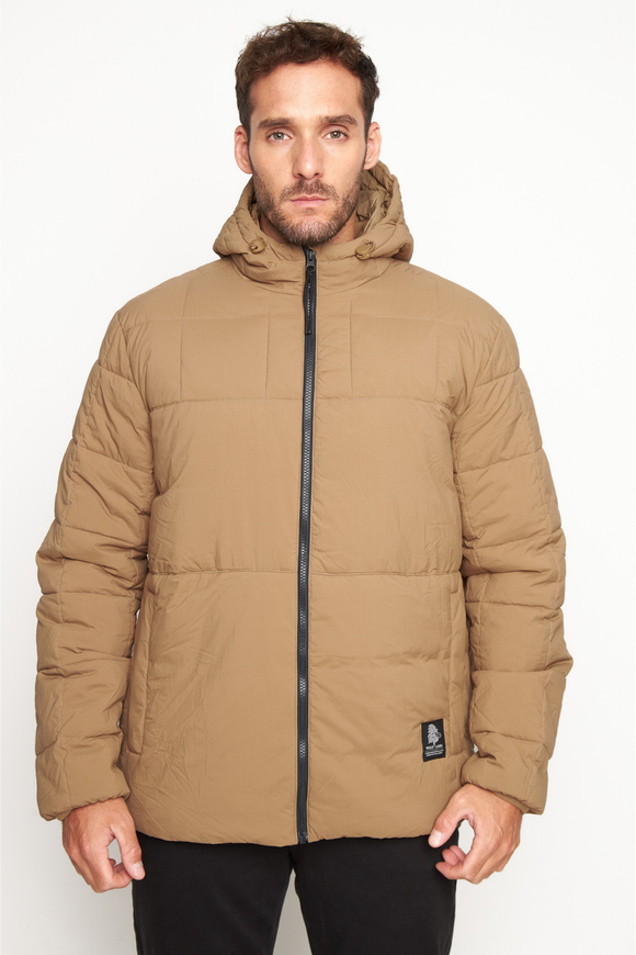 Parka PrimaLoft® Compactable Kun Reciclada Camel Hombre