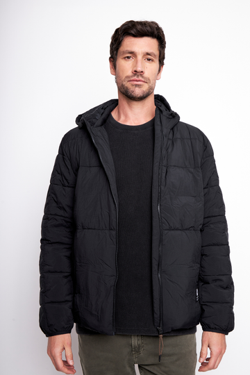 Parka PrimaLoft® Compactable Kun Reciclada Negra Hombre - 0