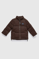 Parka Lauca Corduroy Orgánica Café Kids-10
