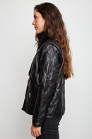 Parka Nita PU Reciclada Negro Mujer-4