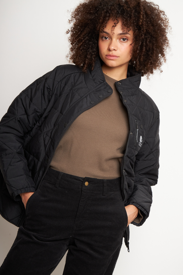 Parka Rena Reciclada Negro Mujer - 0