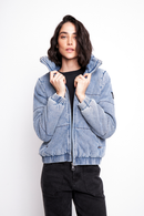 Parka Puffa Jeans Silveria Orgánica Denim Mujer-2