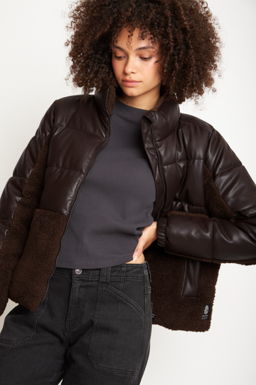 Parka Tala Reciclada Café Mujer - 0