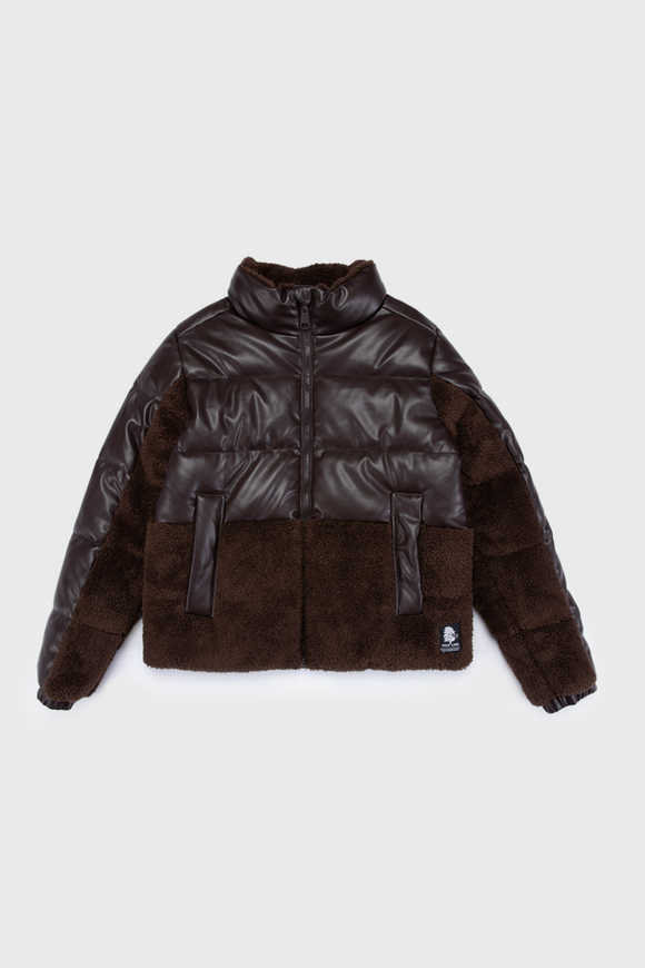 Parka Tala Reciclada Café Mujer