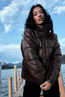 Parka Tala Reciclada Café Mujer-1