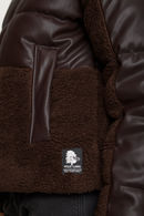 Parka Tala Reciclada Café Mujer-6