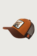 Jockey Zorro Chilote Algodón Orgánico Café  Kids(2 a 9 años) | Wild Lama