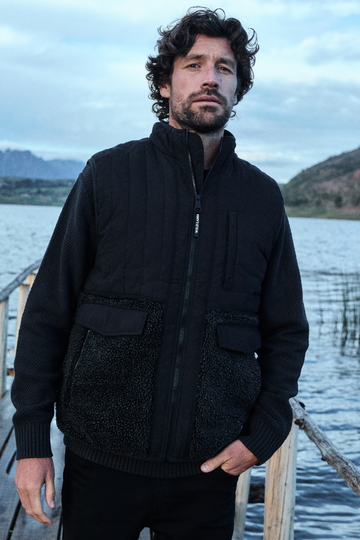 Polar Bayo Sin Mangas Reciclado Negro Hombre