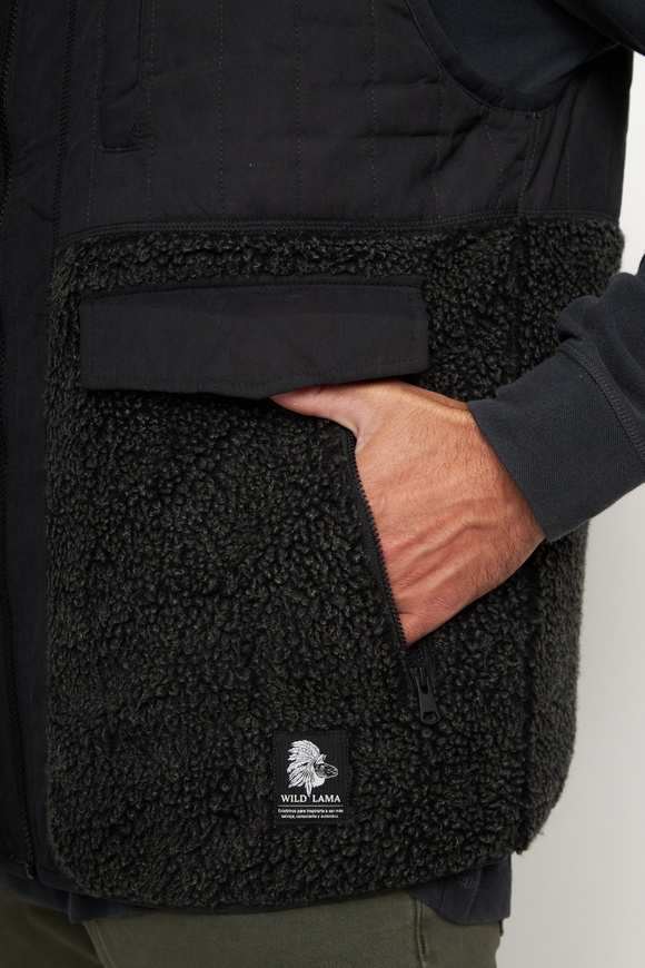 Polar Bayo Sin Mangas Reciclado Negro Hombre