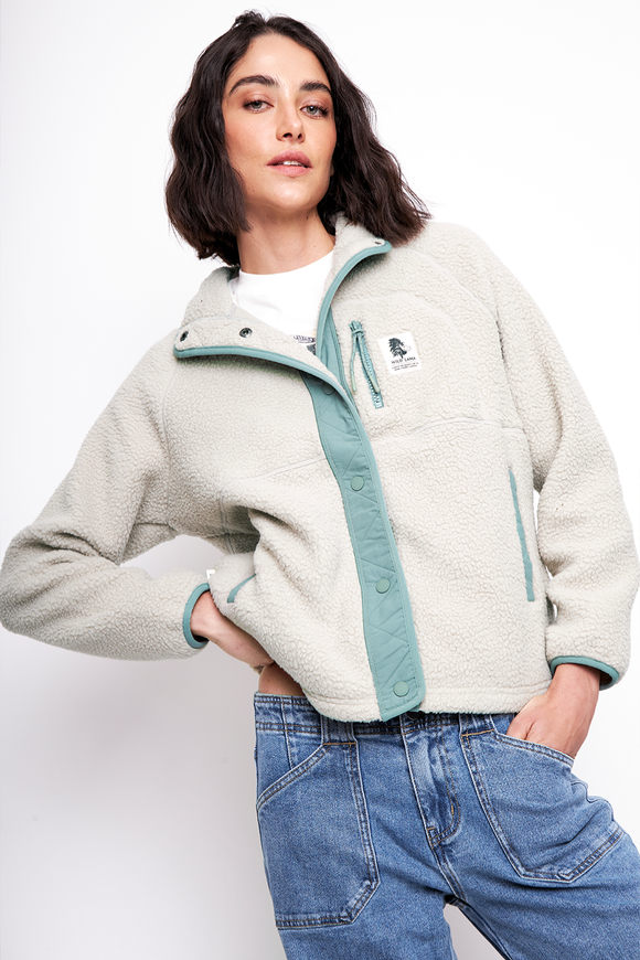 Polar Gael Reciclado Beige Mujer