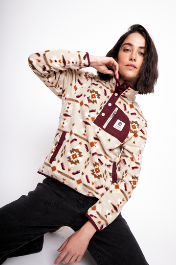 Polar Lava Woman Reciclado Print Beige Mujer