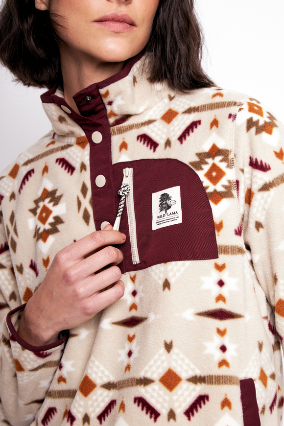 Polar Lava Woman Reciclado Print Beige Mujer