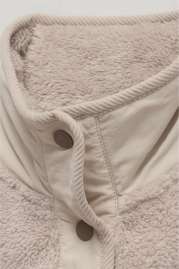 Polar Luvia Reciclado Beige Mujer