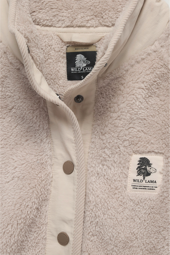 Polar Luvia Reciclado Beige Mujer