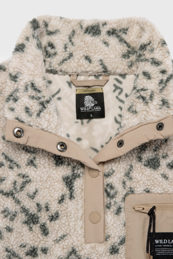 Polar Oku Reciclado Print Beige Mujer