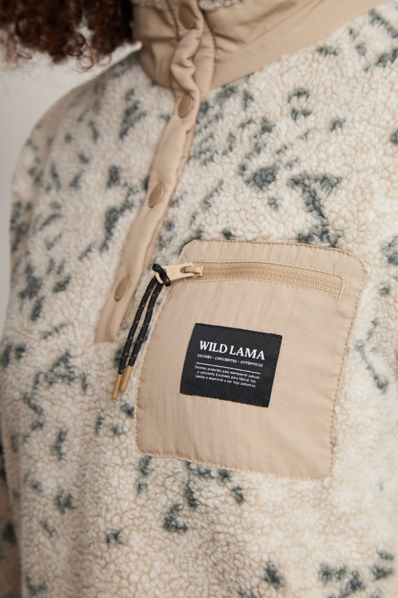 Polar Oku Reciclado Print Beige Mujer