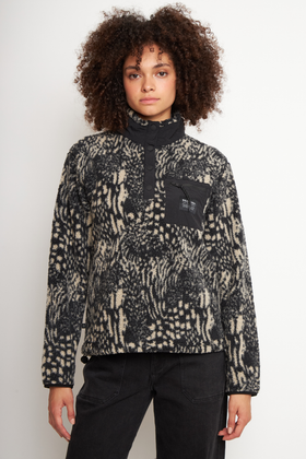 Polar Oku Reciclado Print Negro Mujer - 0