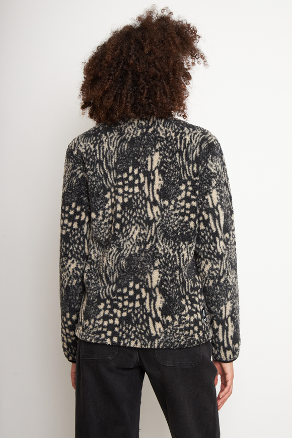 Polar Oku Reciclado Print Negro Mujer