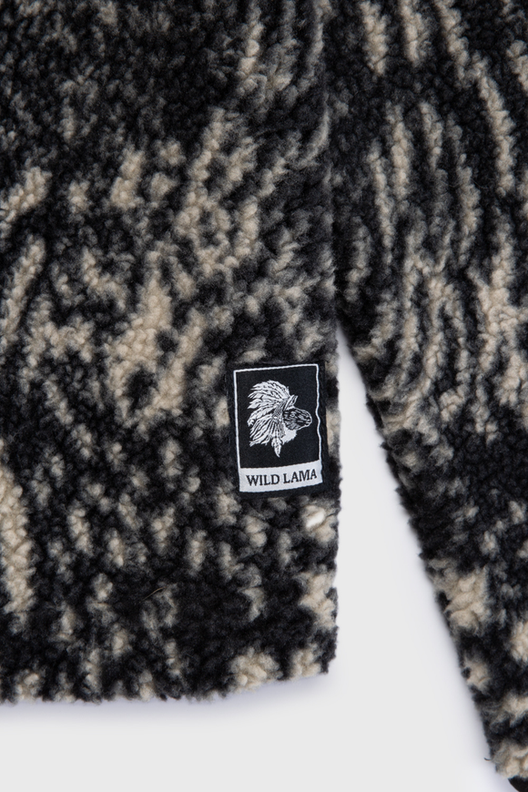 Polar Oku Reciclado Print Negro Mujer