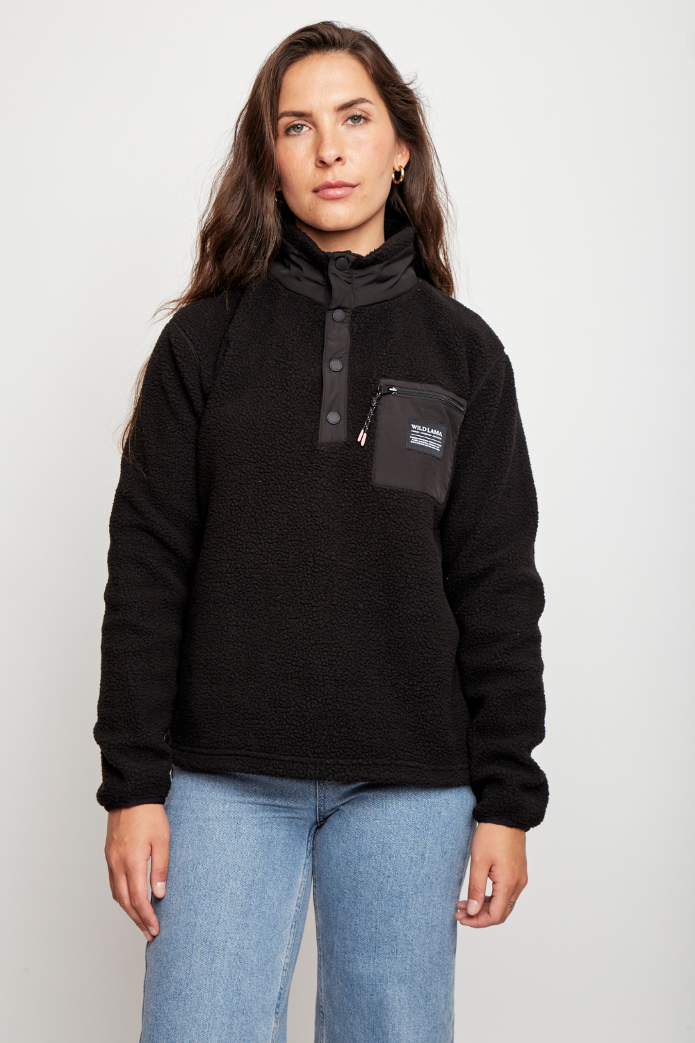 Polar Oku Reciclado Negro Mujer