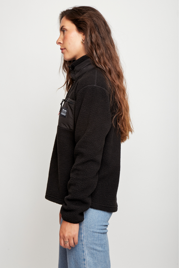 Polar Oku Reciclado Negro Mujer