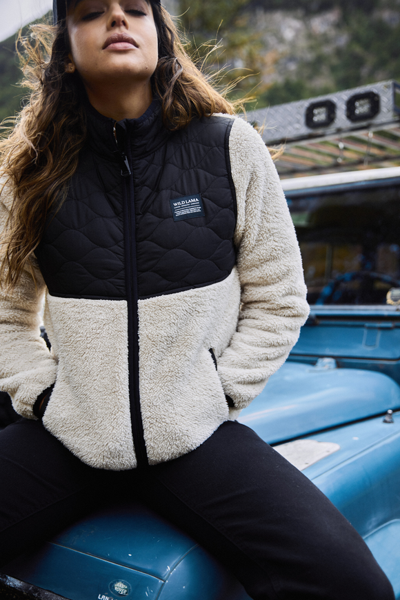Polar Plume Reciclado Beige Mujer