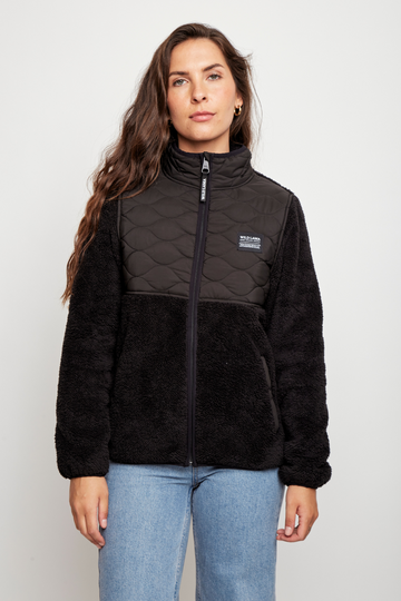 Polar Plume Reciclado Negro Mujer - 0