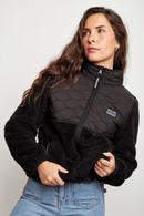 Polar Plume Reciclado Negro Mujer-3