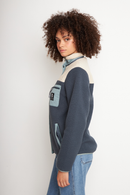Polar Tambo Reciclado Azul Mujer-5
