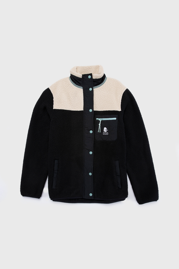Polar Tambo Reciclado Negro Mujer