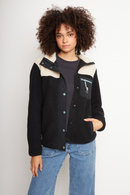 Polar Tambo Reciclado Negro Mujer-4