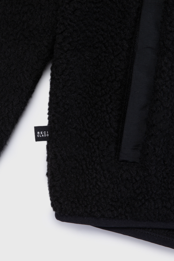 Polar Tambo Reciclado Negro Mujer